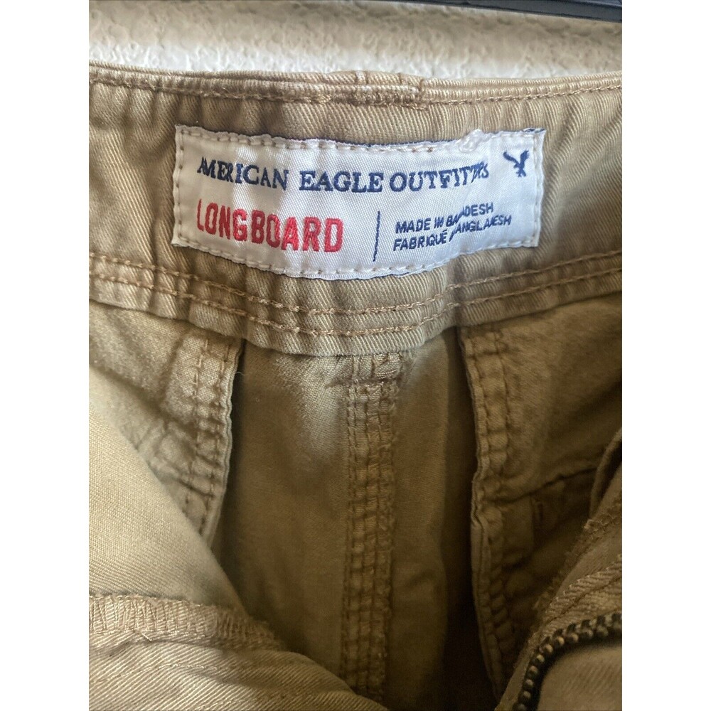 American Eagle Shorts Mens 34 Longboard Cargo Ripstop Tagged 32 Vintage y2k 90s - Picture 6 of 8